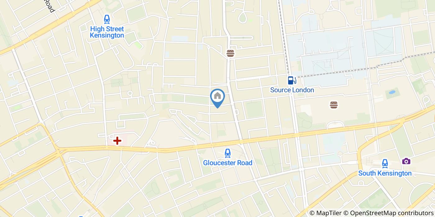 1 Bed Flat, Cornwall Gardens, SW7