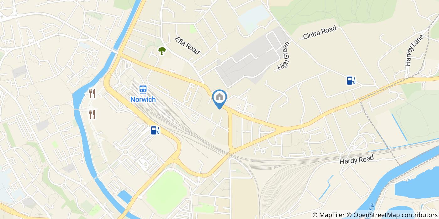 1 Bed Flat, E, NR1