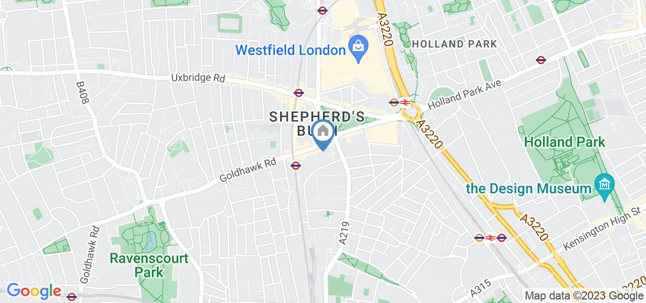 Studio Flat, Bamborough Gardens, W12