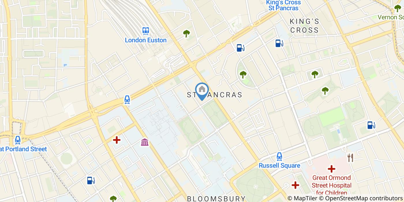 2 Bed Flat, Tavistock Court, WC1H