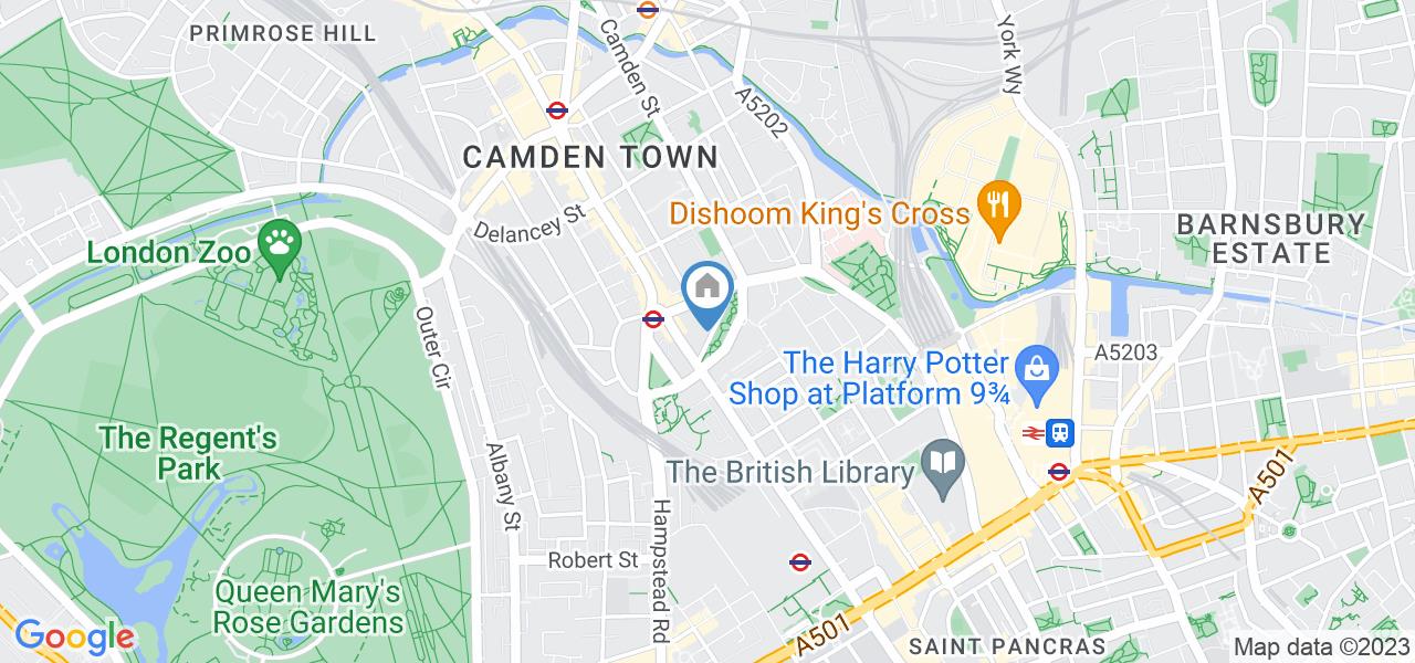 Studio Flat, Oakley Square, NW1