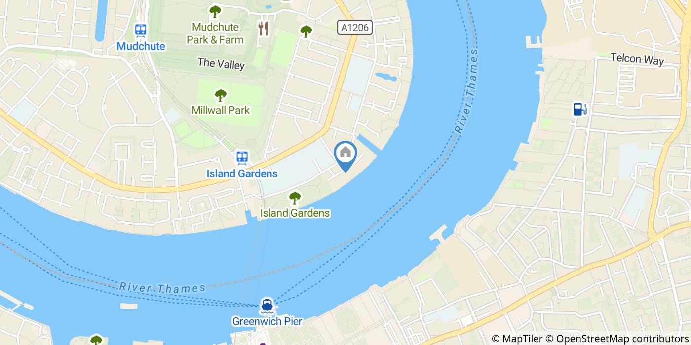 2 Bed Flat, Luralda Wharf, E14