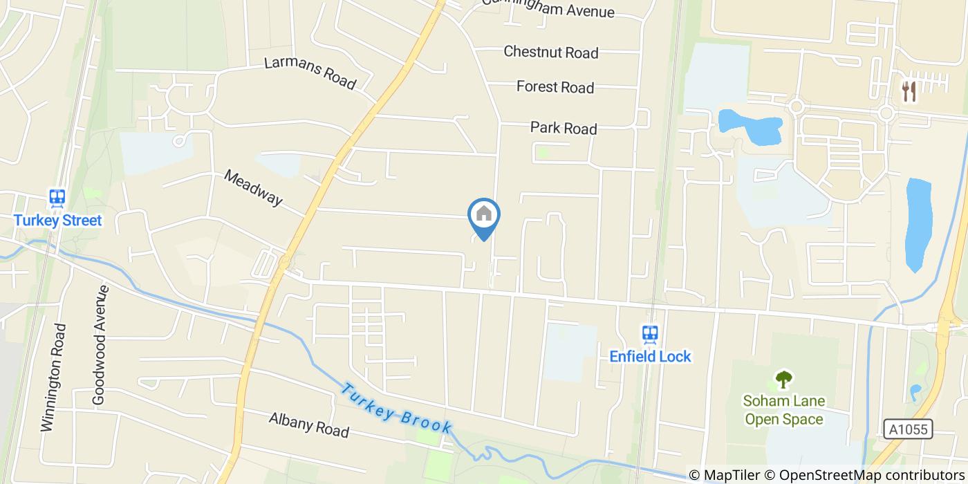 1 Bed Maisonette, Mandeville Road, EN3