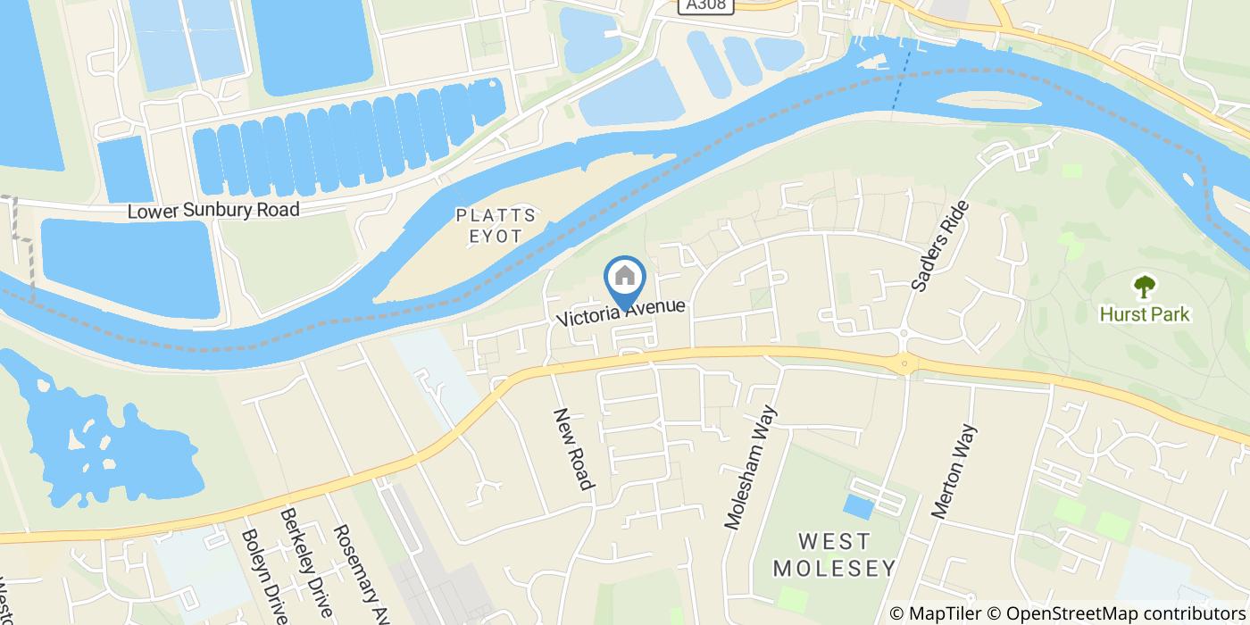 2 Bed Flat, Aits View, KT8