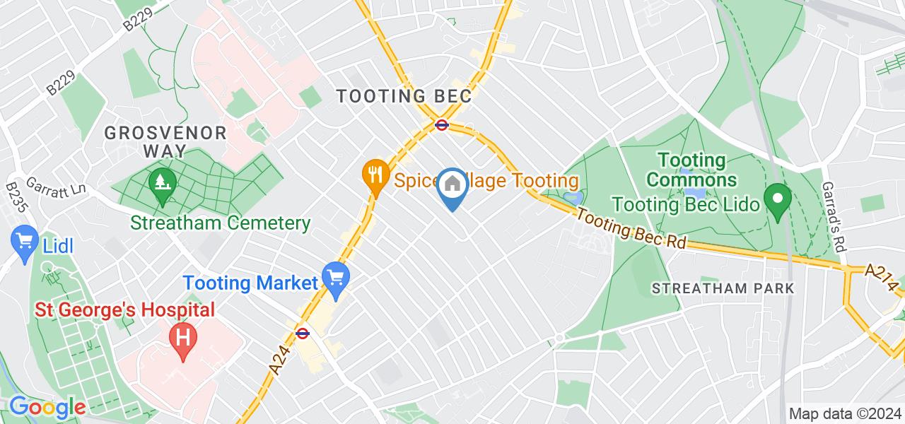 Studio Flat, Brudenell Road, SW17