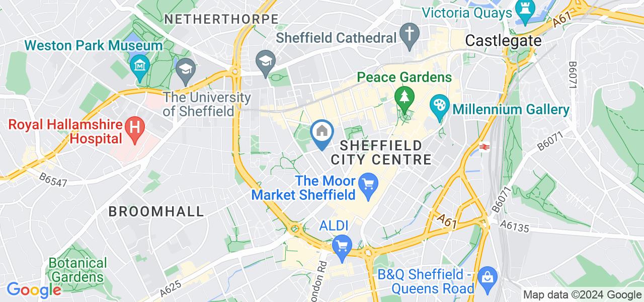 Sheffield Room in a Shared Flat, Devonshire Courtyard, S1 To Rent Now for £476.67 p/m