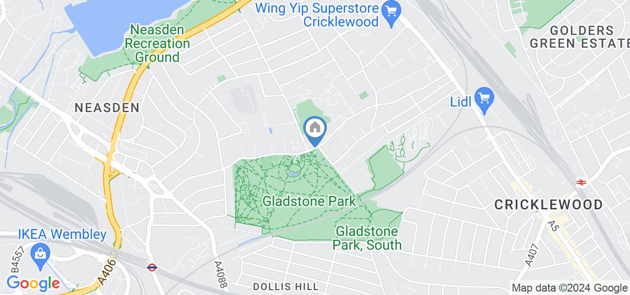 London Studio Flat, Dollis Hill Lane, NW2 To Rent Now for £990.00 p/m