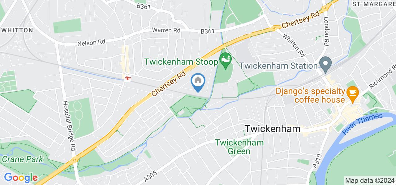 Twickenham 2 Bed Bungalow, Rosecroft Gardens, TW2 To Rent Now for £