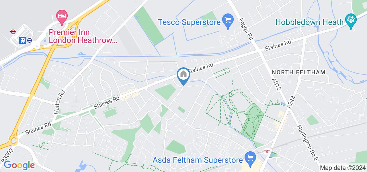 Feltham Studio Flat, Cassiobury Avenue, TW14 To Rent Now for £1,100