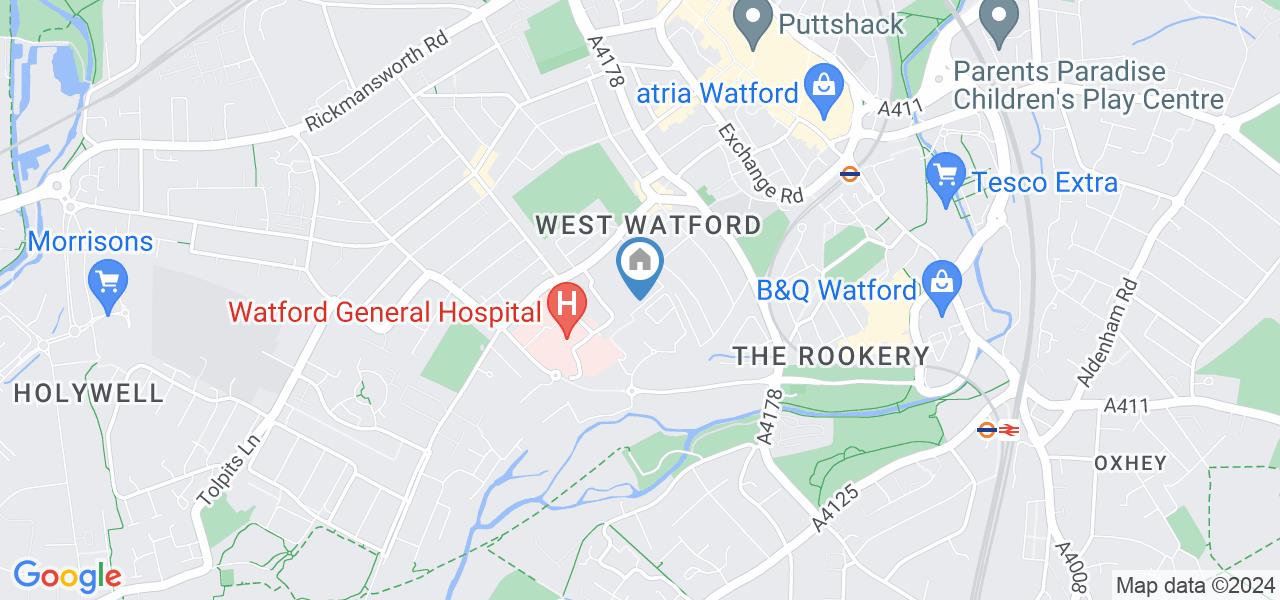 1 Bed Flat, Vicarage Road, WD18