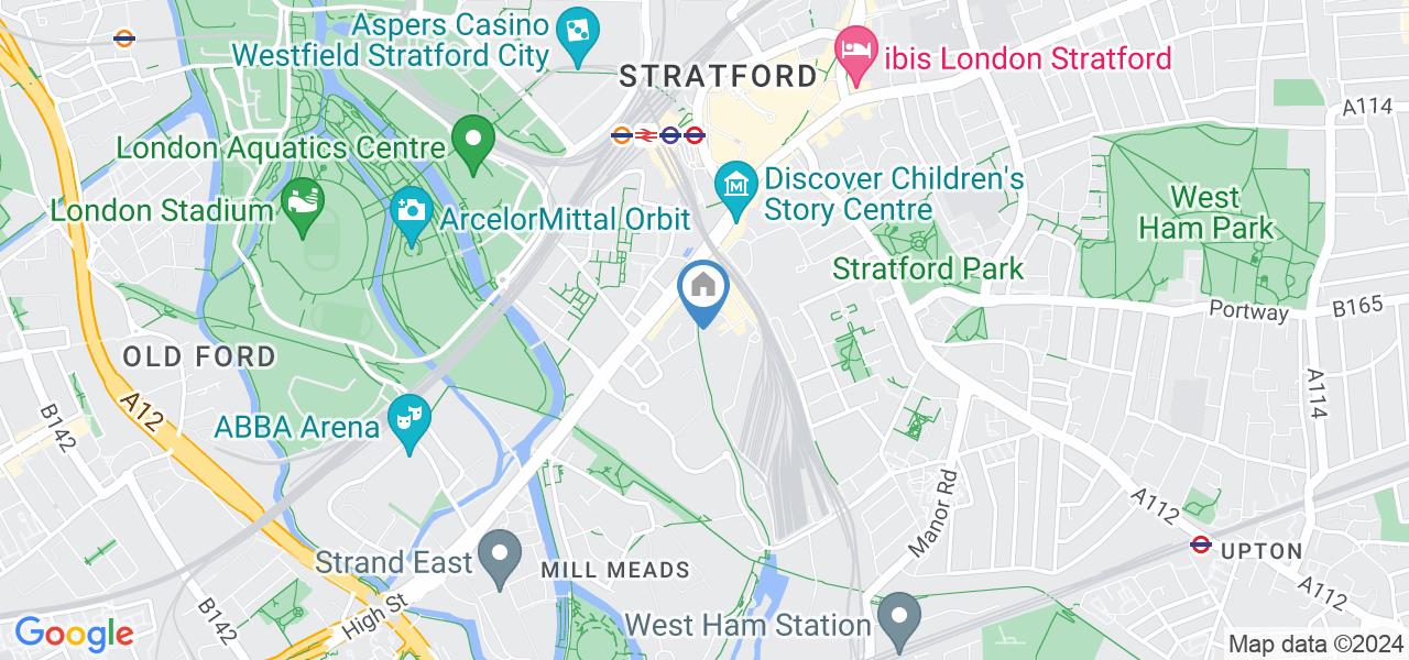 London Studio Flat, Burford Wharf Apartments, E15 To Rent Now for £