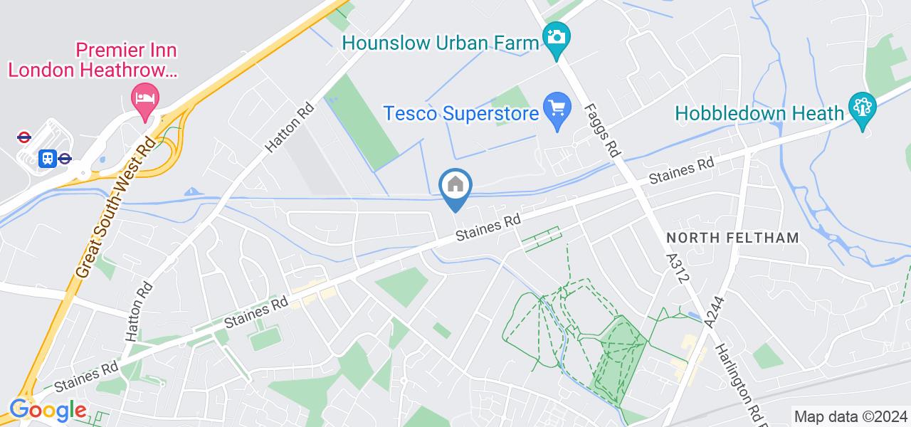 Feltham Studio Flat, Whitebridge Close, TW14 To Rent Now for £950.