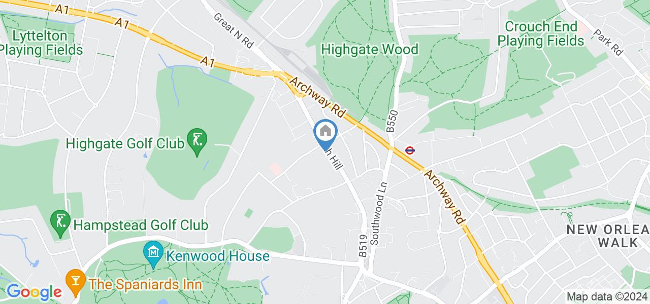 London 2 Bed Flat, North Hill, N6 To Rent Now for £2,200.00 p/m