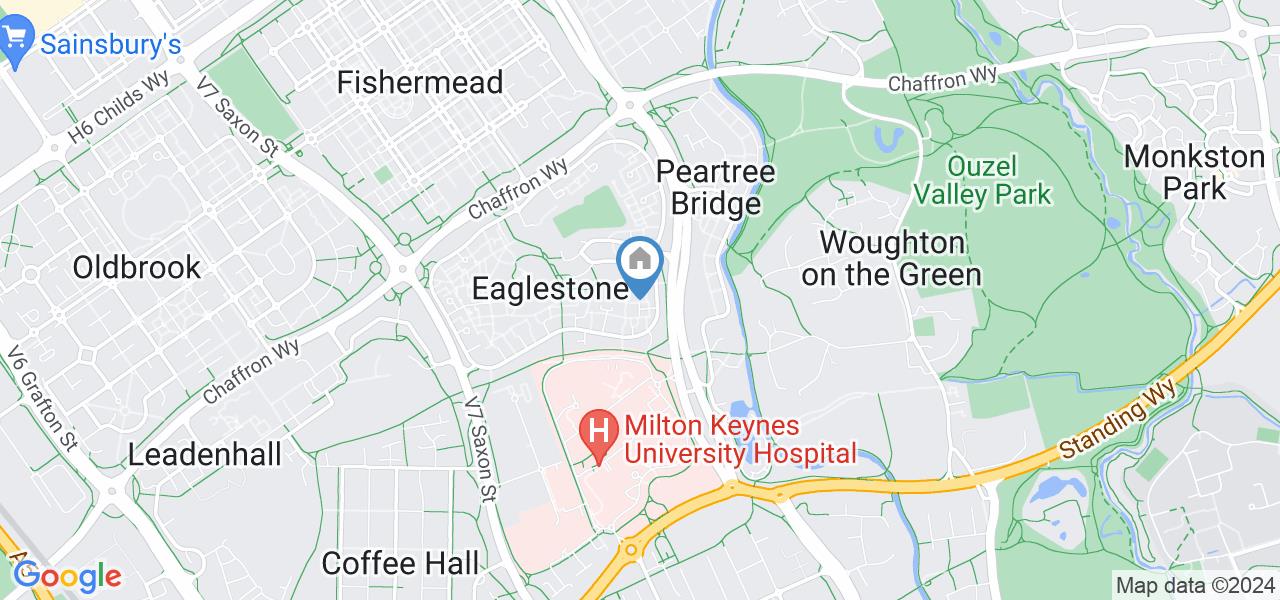 Eaglestone, Milton Keynes 2 Bed Terraced House, Hawkmoor Close, MK6