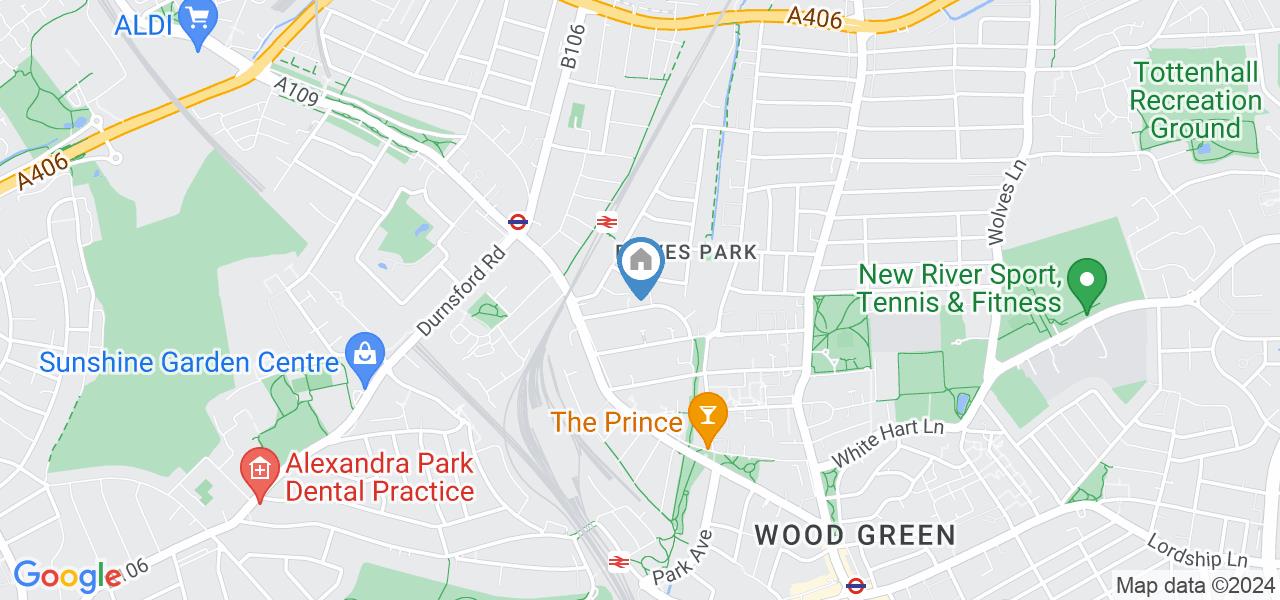 London 2 Bed Flat, Clarence Road, N22 To Rent Now for £1,500.00 p/m