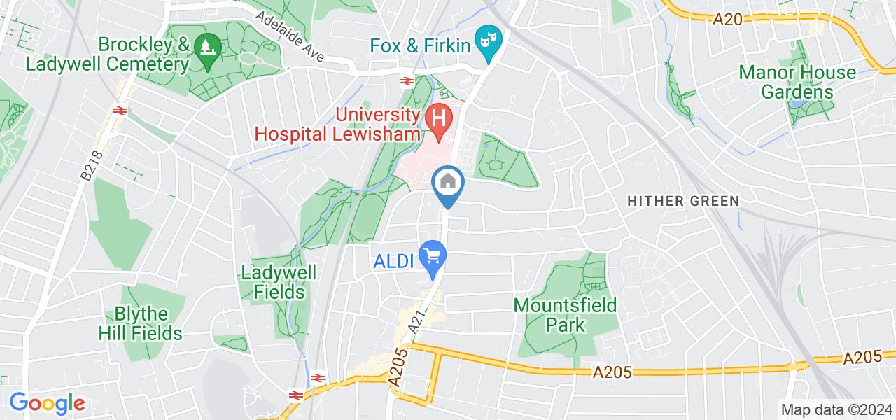 London Studio Flat, Lewisham High Street, SE13 To Rent Now for £895