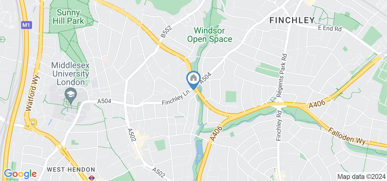 London Studio Flat, Finchley Lane, NW4 To Rent Now for £1,200.00 p/m