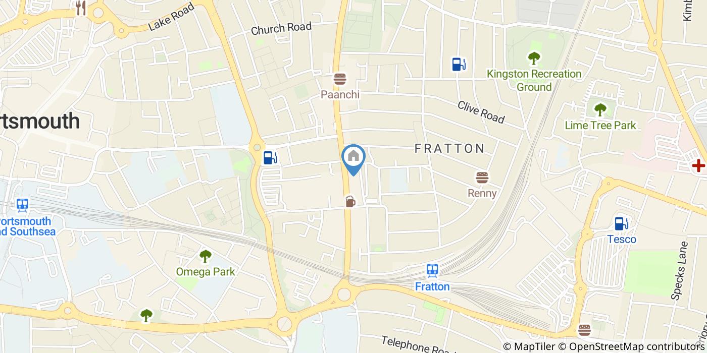 1 Bed Flat, Nancy Road, PO1