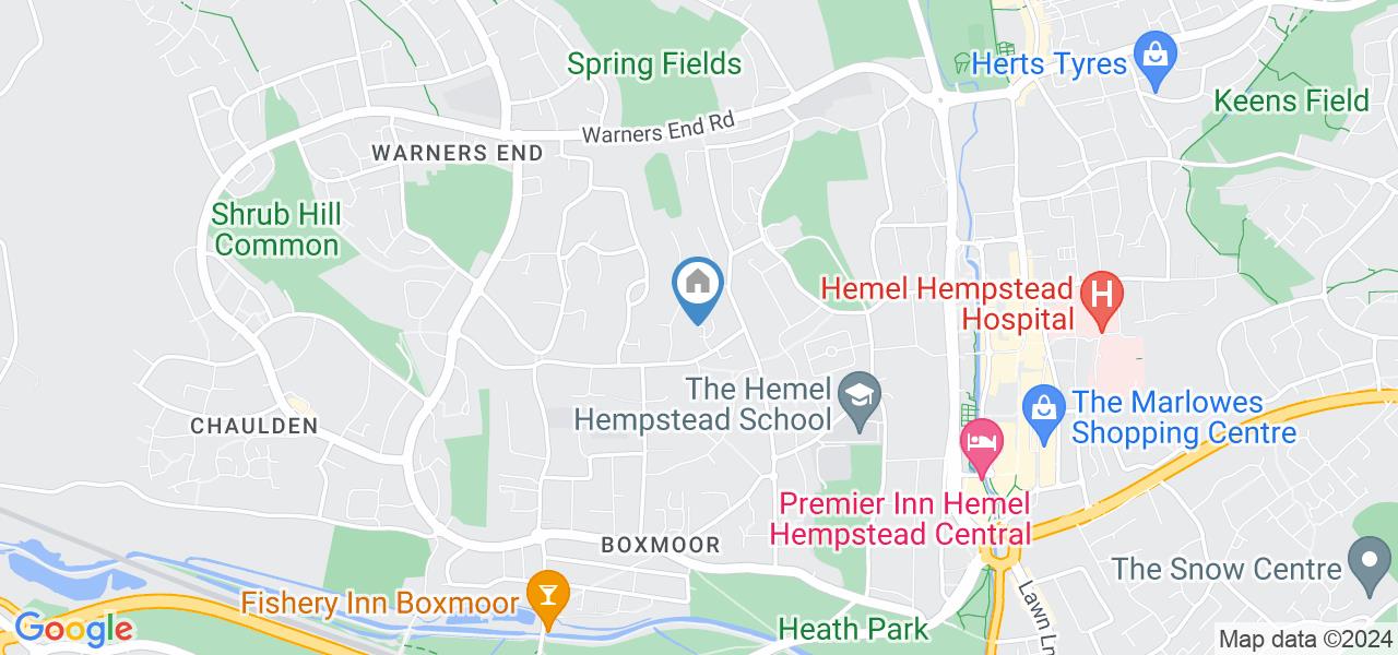 Hemel Hempstead 2 Bed Flat, Adrian Close, HP1 To Rent Now for £