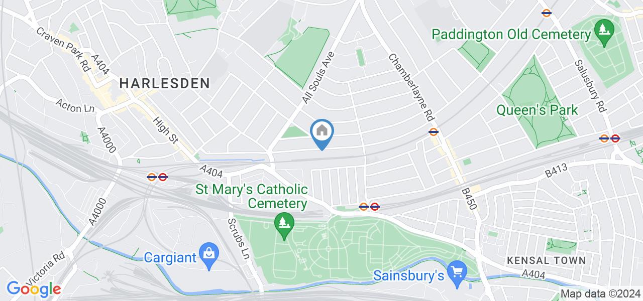 London 2 Bed Flat, Bathurst Gardens, NW10 To Rent Now for £2,200.00 p/m