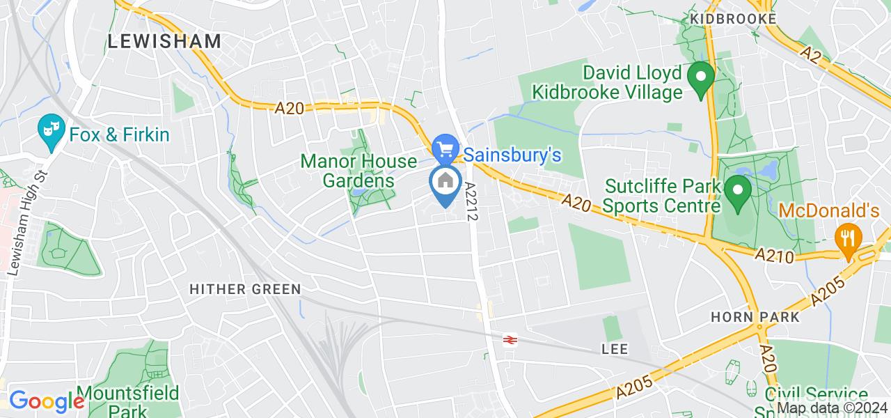 London Studio Flat, Wimborne Close, SE12 To Rent Now for £996.67 p/m