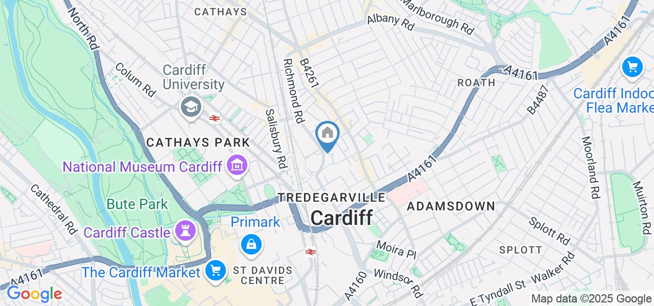 2 Bed Flat, Richmond Road, CF24
