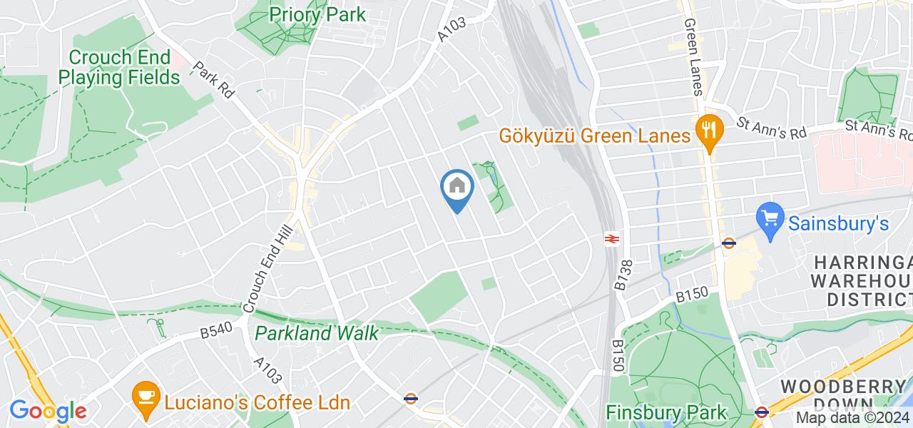 Crouch End 1 Bed Flat, Nelson Road, N8 To Rent Now for £1,600.00 p/m