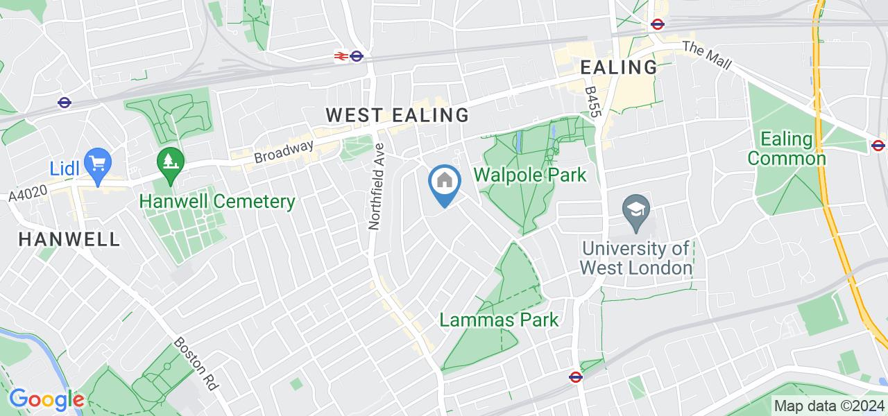 Ealing Studio Flat, Somerset Road, W13 To Rent Now for £1,000.00 p/m
