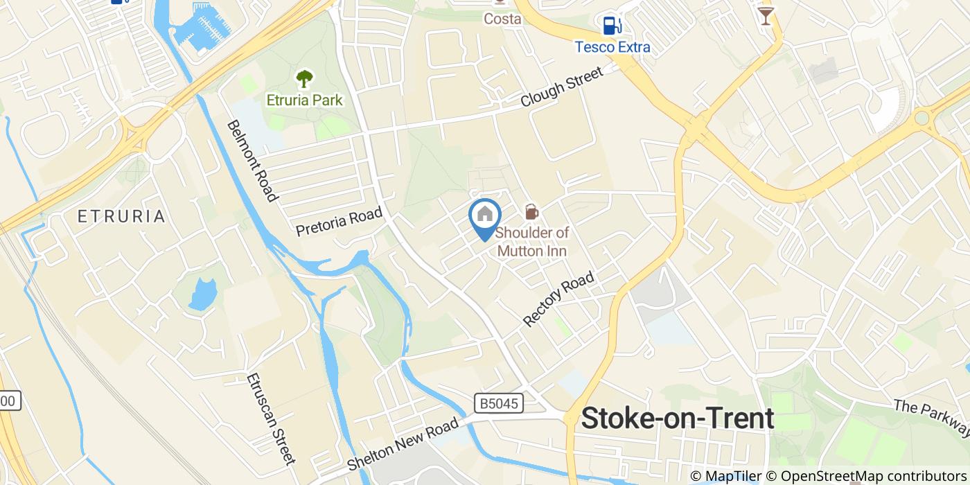 Room in a Shared House, Sun Street, ST1