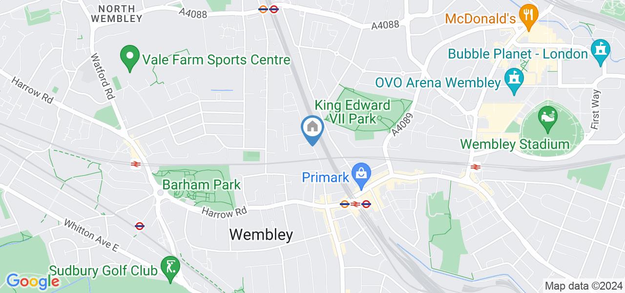 Wembley 2 Bed Terraced House, Lancelot Road, HA0 To Rent Now for £