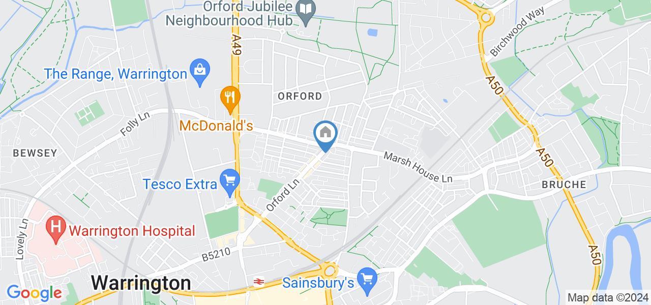 Warrington Room in a Shared House, Orford Lane, WA2 To Rent Now for