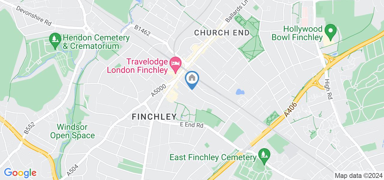 London Studio Flat, Lichfield Grove, N3 To Rent Now for £1,000.00 p/m