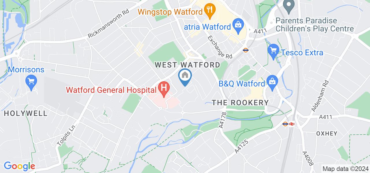 1 Bed Flat, Vicarage Road, WD18