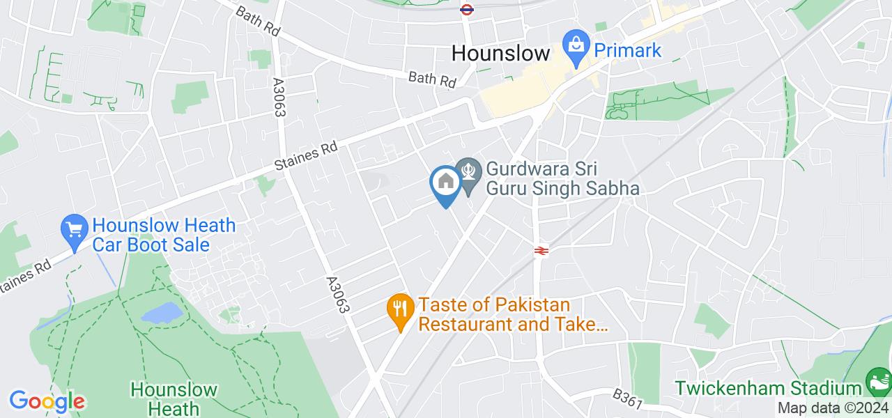 Hounslow Studio Flat, Hibernia Road, TW3 To Rent Now for £1,000.00 p/m