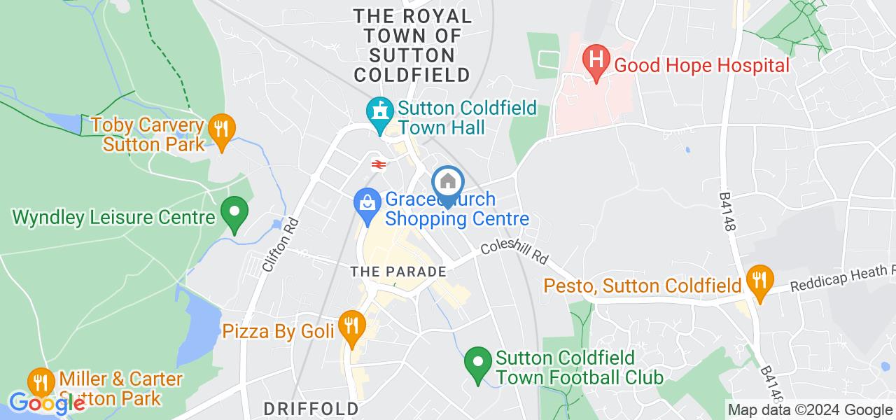 Sutton Coldfield Bedsit, Coleshill Street, B72 To Rent Now for £628