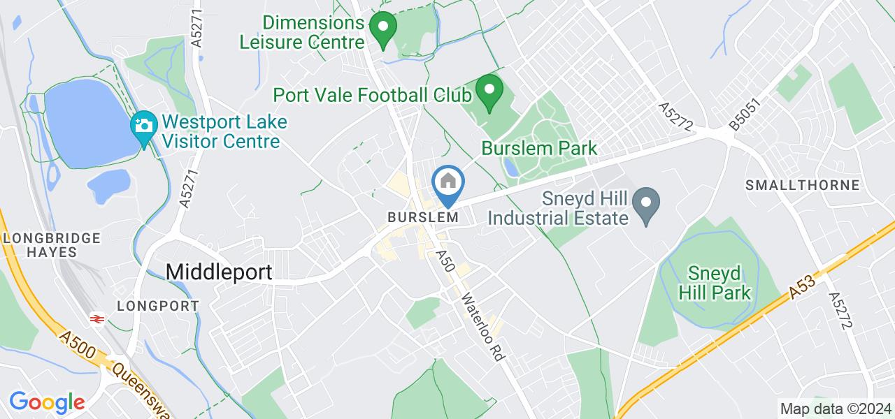 Studio Flat, Moorland Road, ST6