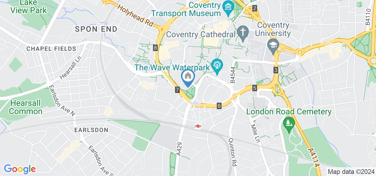 Studio Flat, Studio 11 31 Warwick Row, CV1