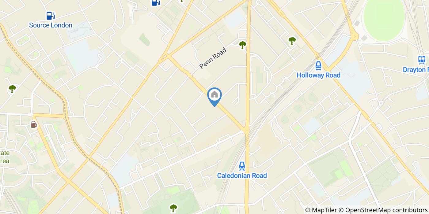 Studio Flat, Hillmarton Road, N7