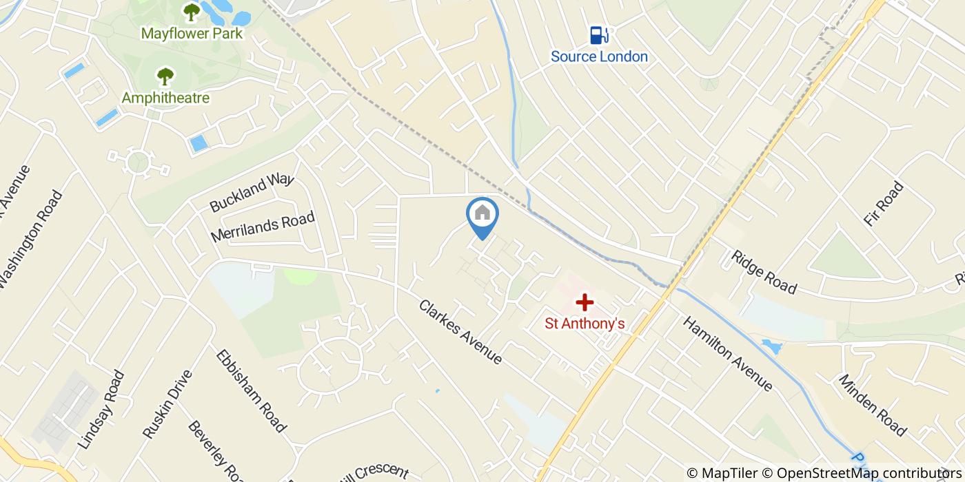 1 Bed Terraced House, Southwood Close, KT4