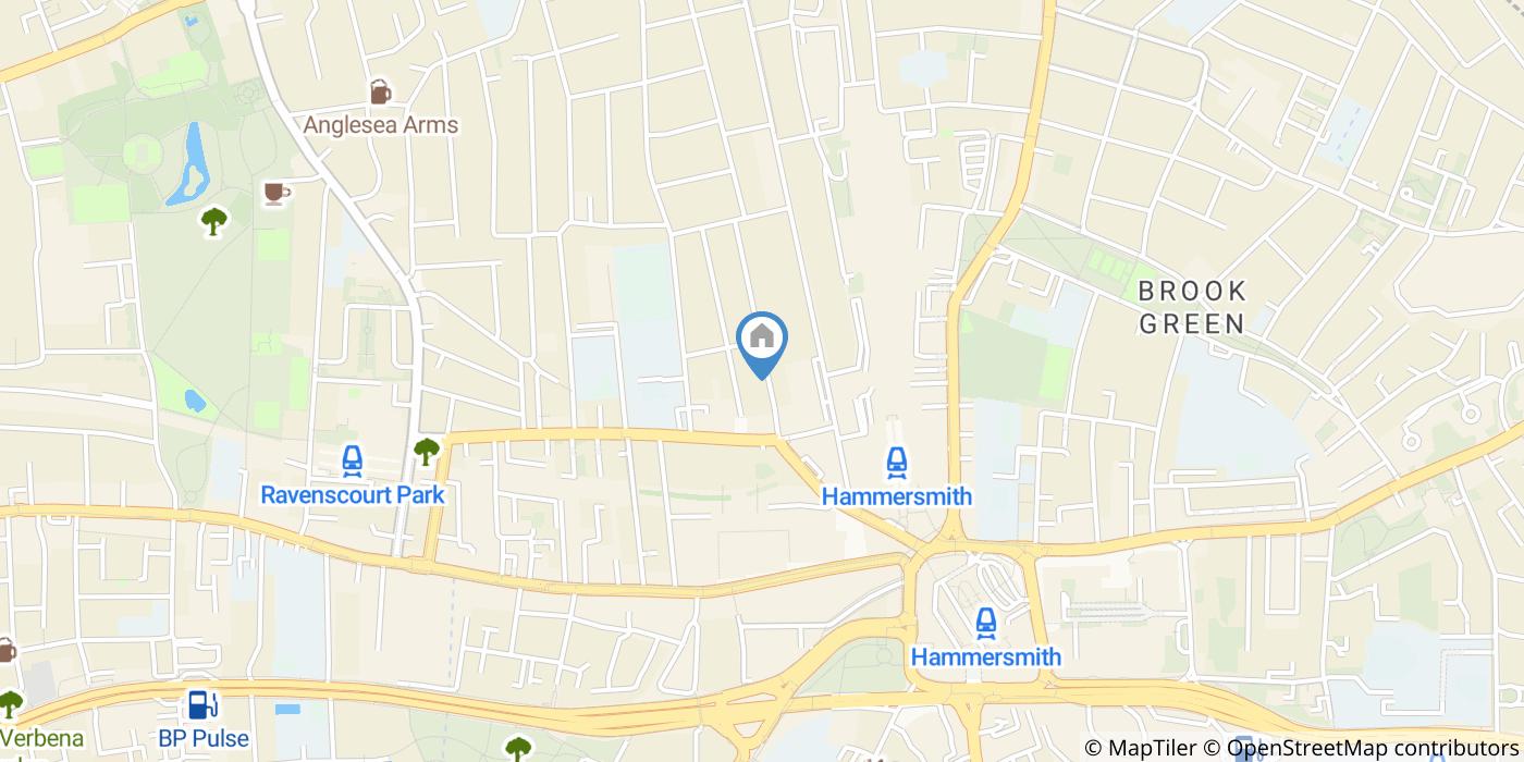 1 Bed Flat, Overstone Road, W6