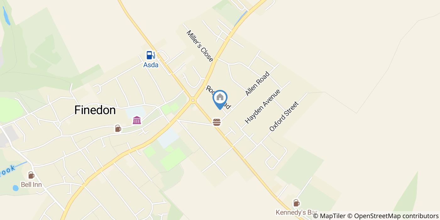 2 Bed Terraced House, Allen Court, NN9