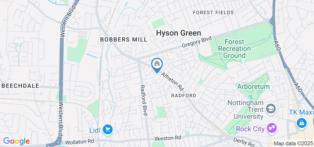 2 Bed Flat, Brook Court, NG7