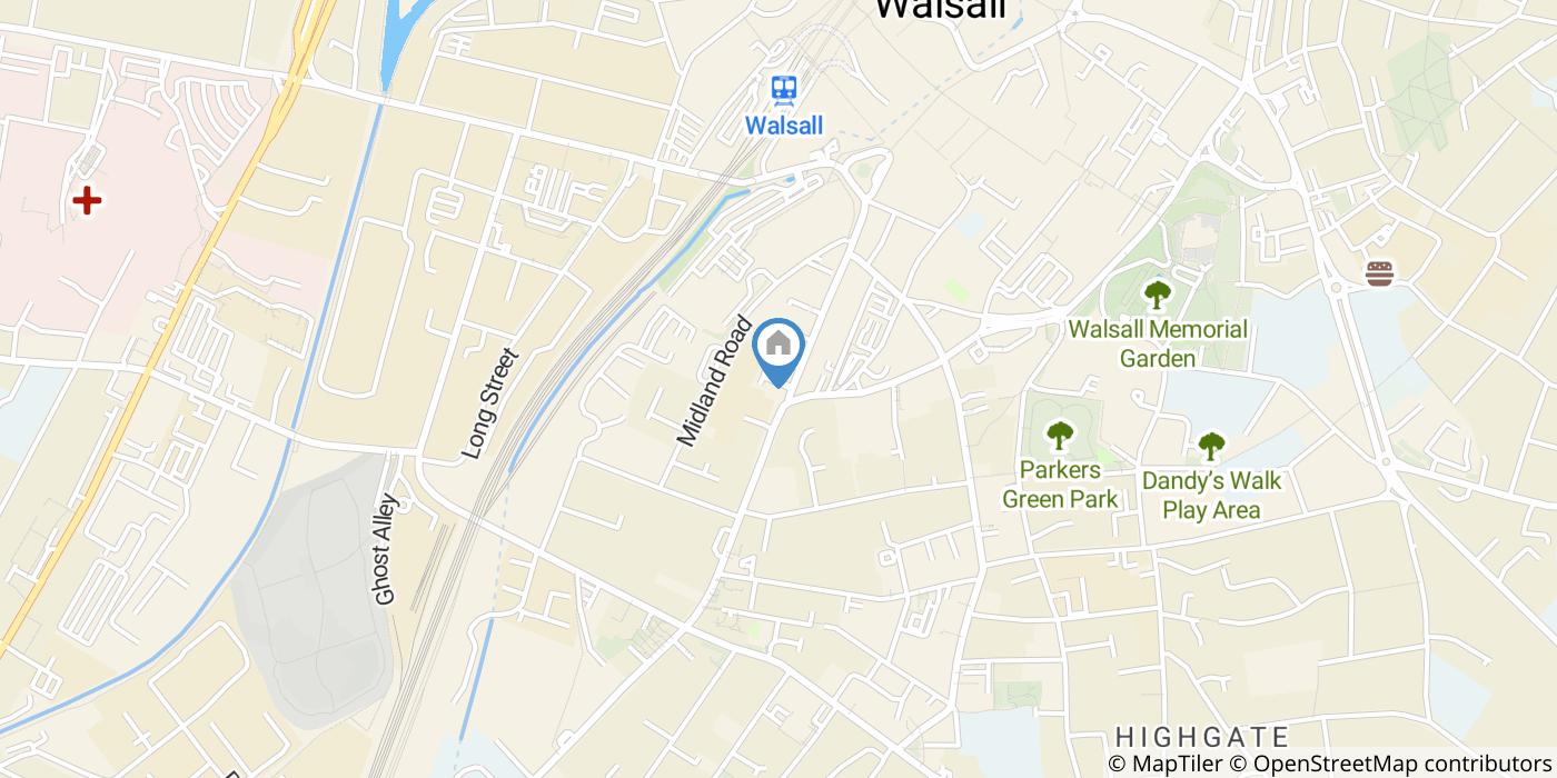 Room in a Shared House, Bradford Street, WS1