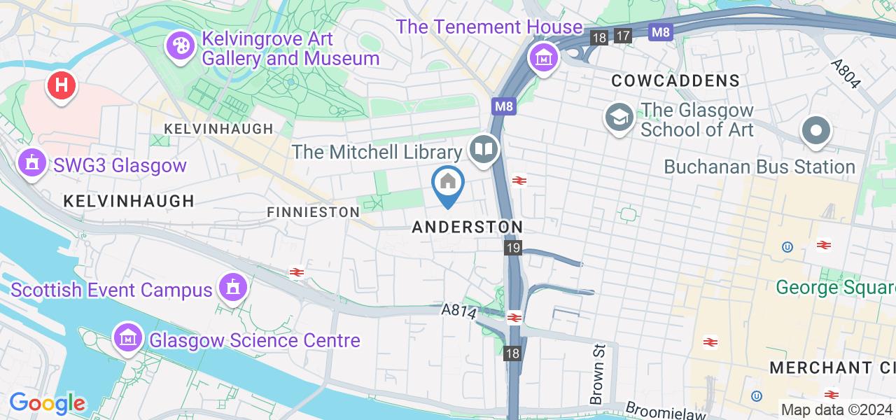 1 Bed Flat, Dorset Street, G3