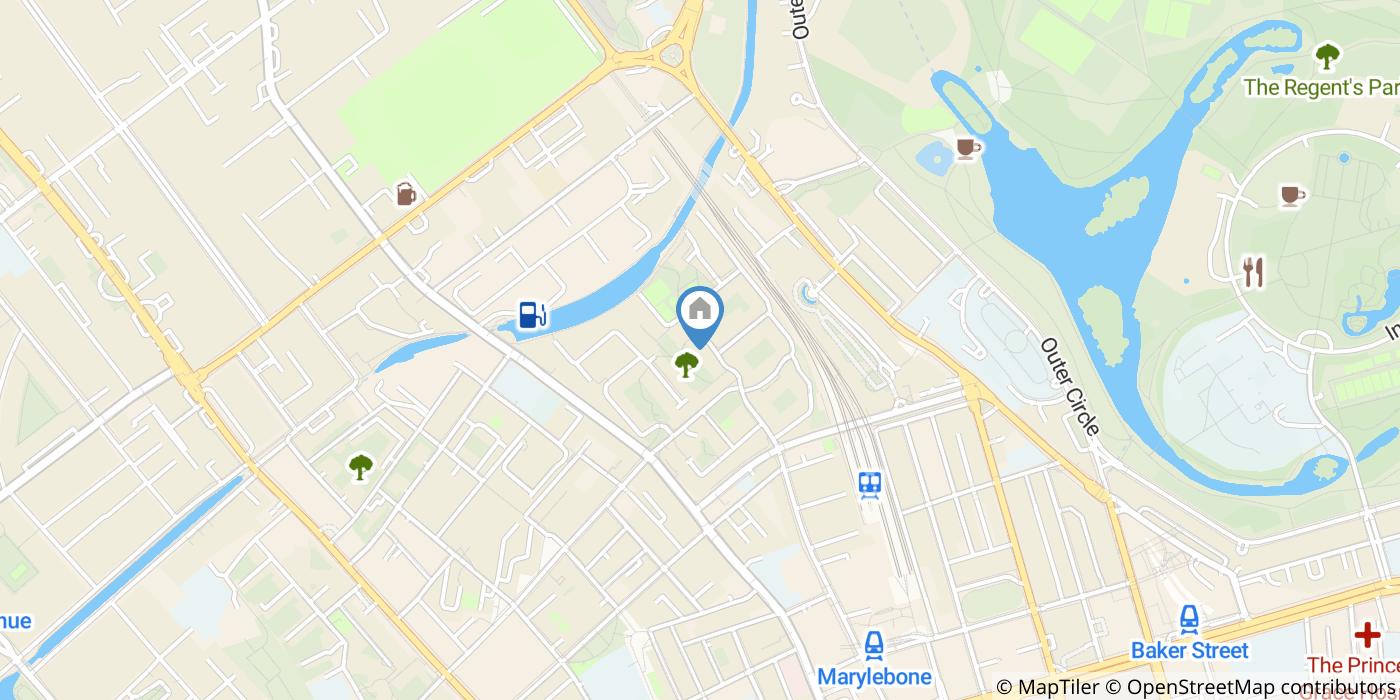 Studio Flat, Tresham Crescent, NW8