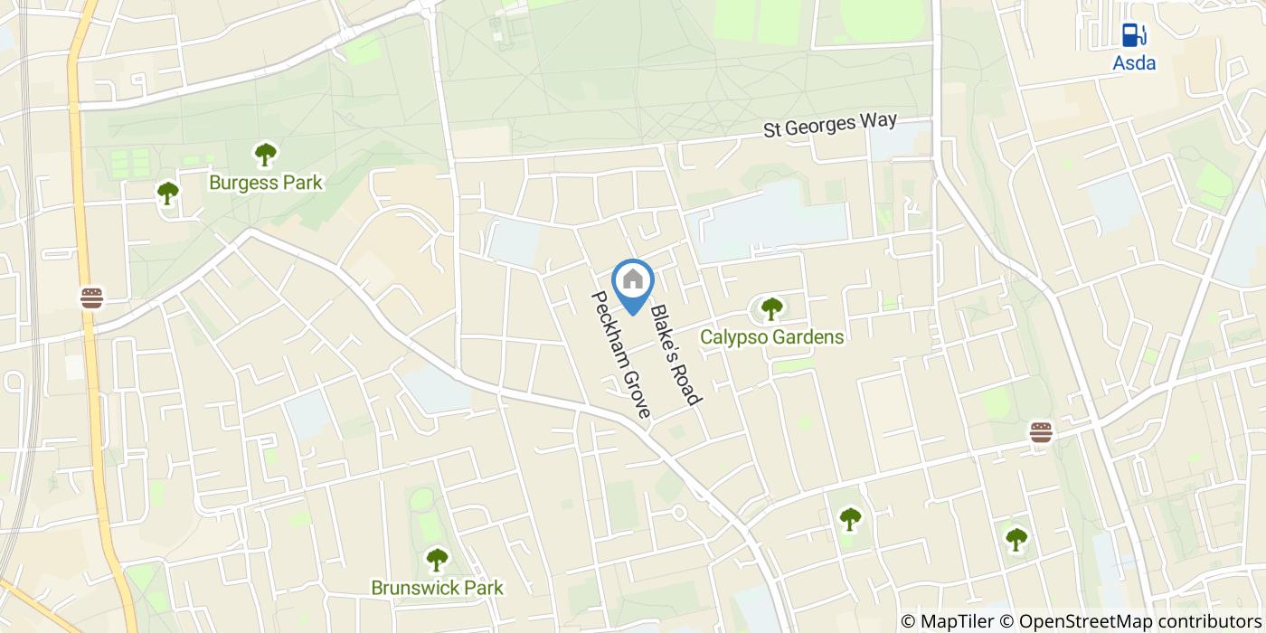 Studio Flat, Granville Square, SE15