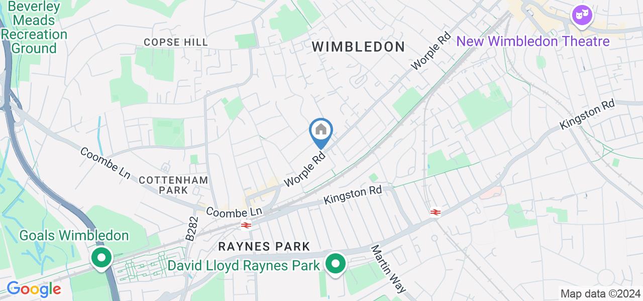 2 Bed Semi-Detached House, Arterberry Road, SW20