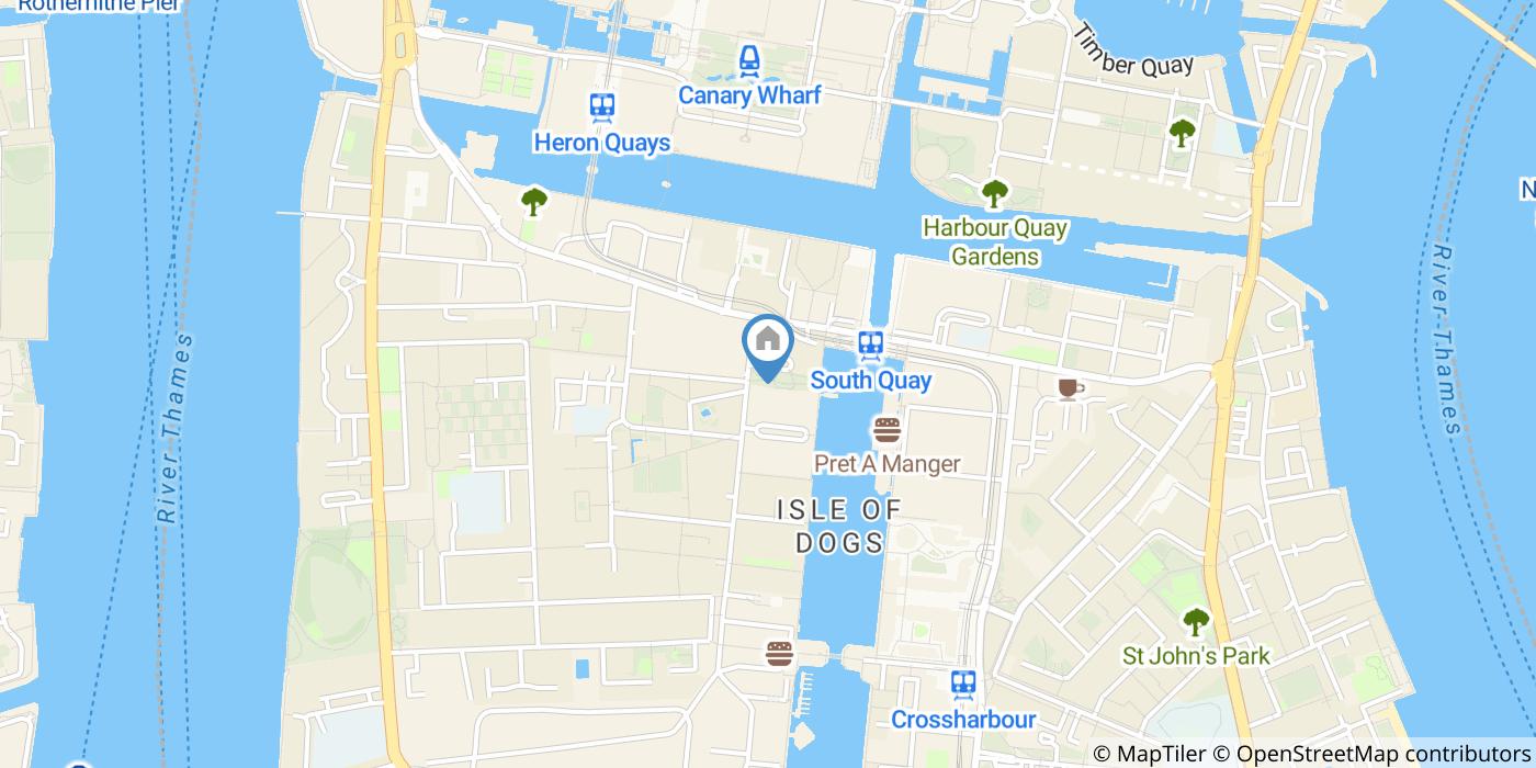 Studio Flat, Pan Peninsula Square, E14