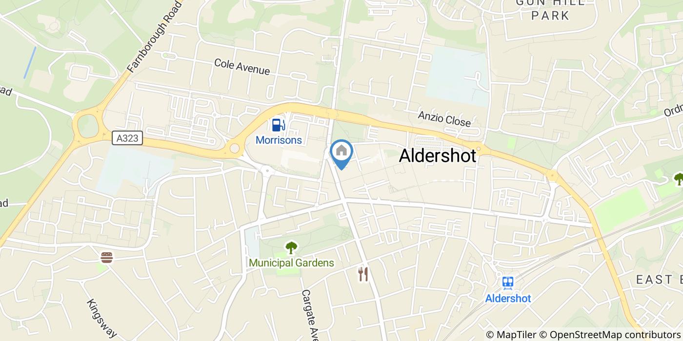 2 Bed Flat, Nelson St, GU11