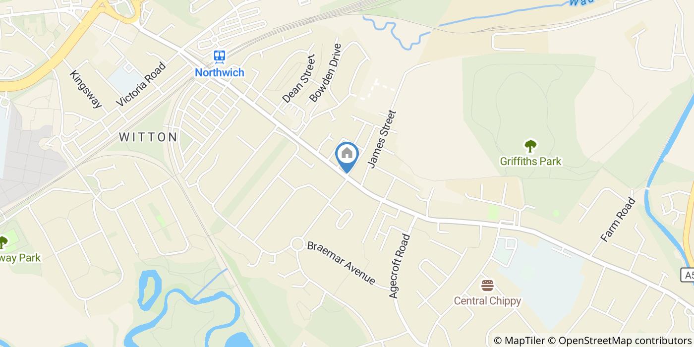 3 Bed Terraced House, Middlewich Road, CW9